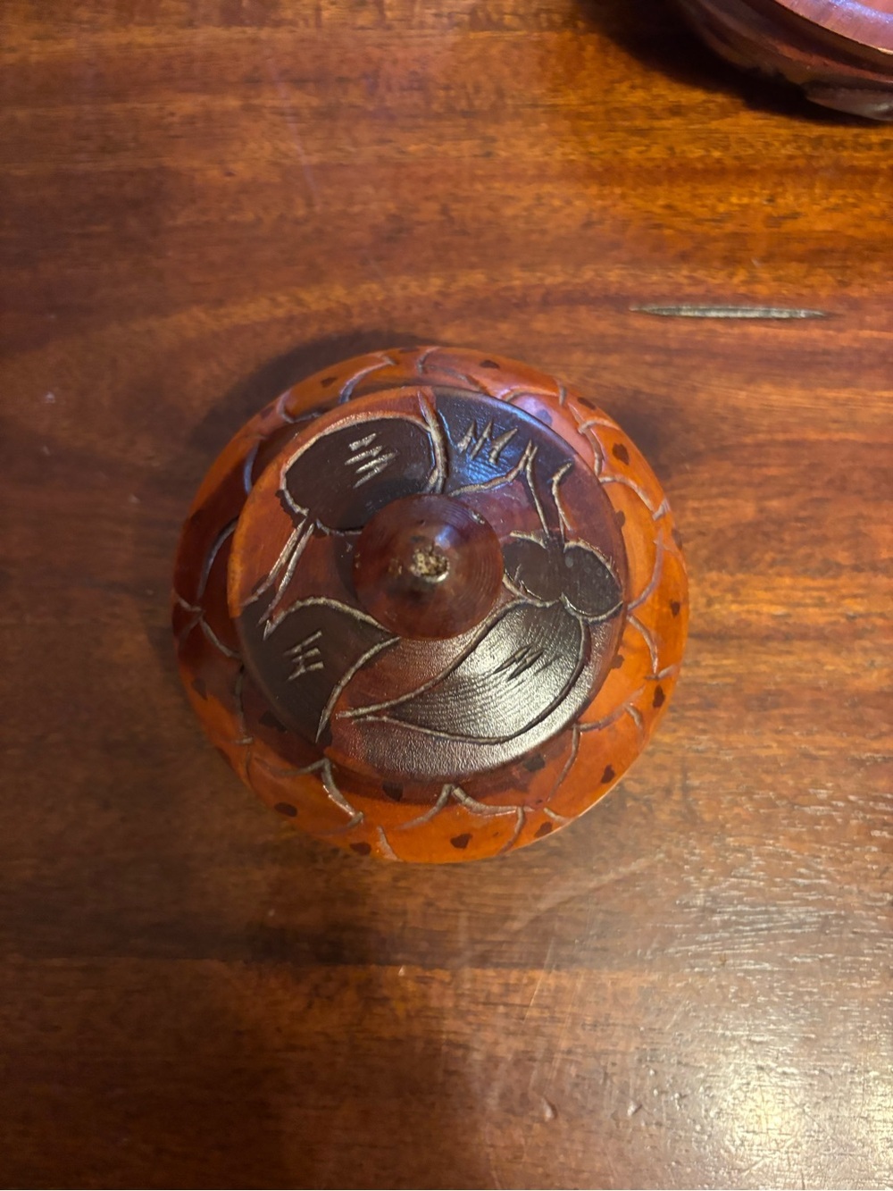 Handmade Wooden Bowls Lot Of 4 - Picture 2 of 15